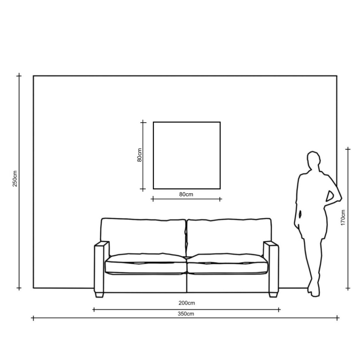 Obraz do mieszkania 2060Z "Jedwabny szal" 80x80cm