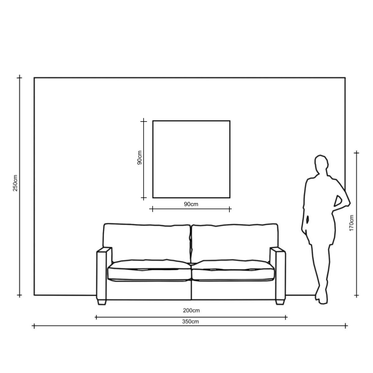 Kolekcja obrazów pouring 2084Z "Niebiański pył" 90x90cm