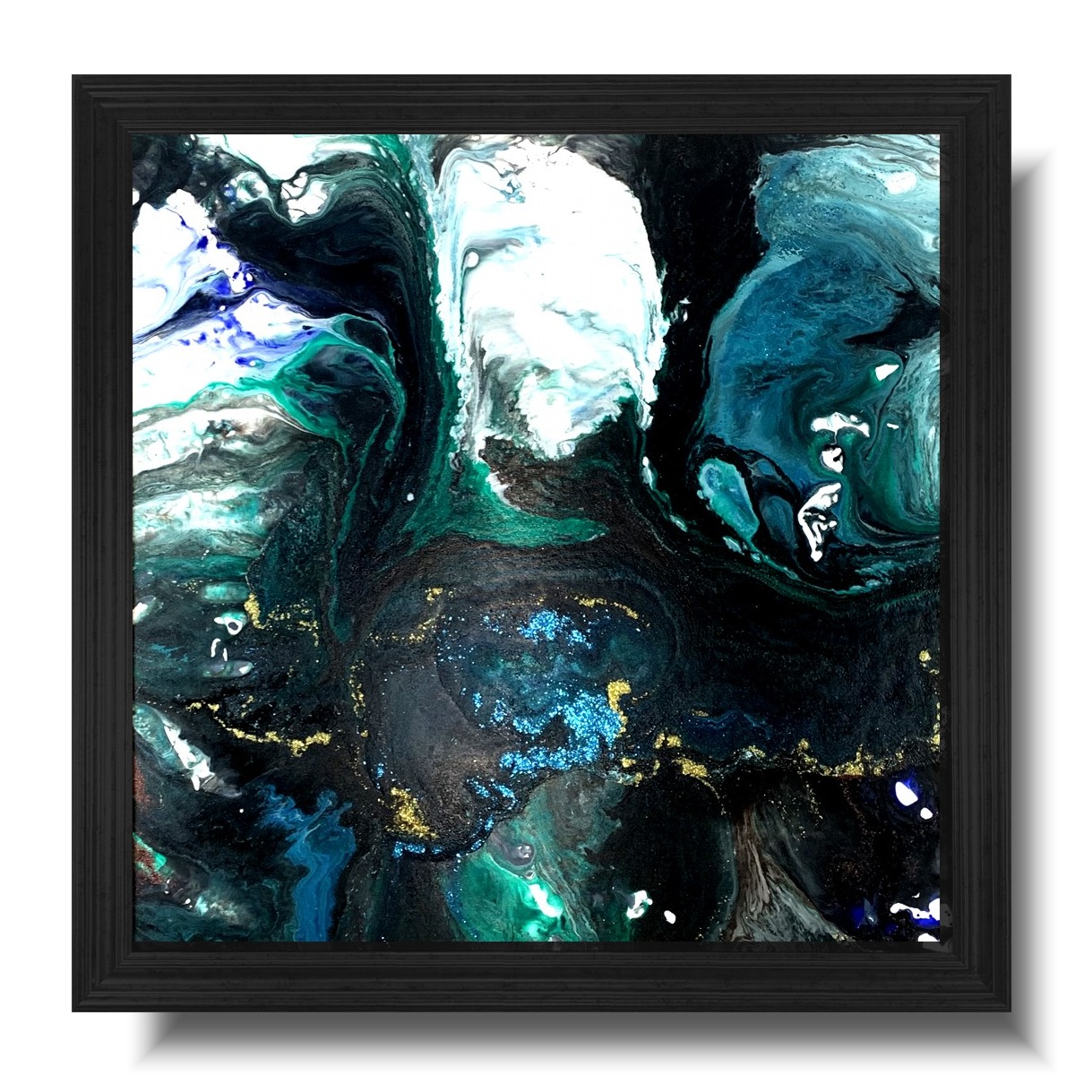 Abstrakcja w ramie pouring, duże obrazy, obrazy na ścianę, obraz do kuchni, obrazy, obrazy na płótnie