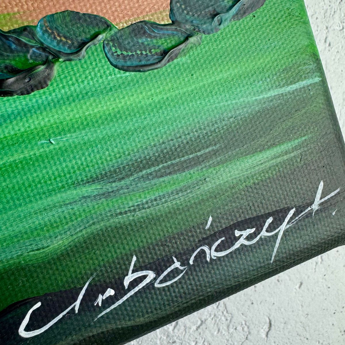 Obraz ręcznie malowany na płótnie pejzaż 2276Z “Bieszczady” 40x50cm