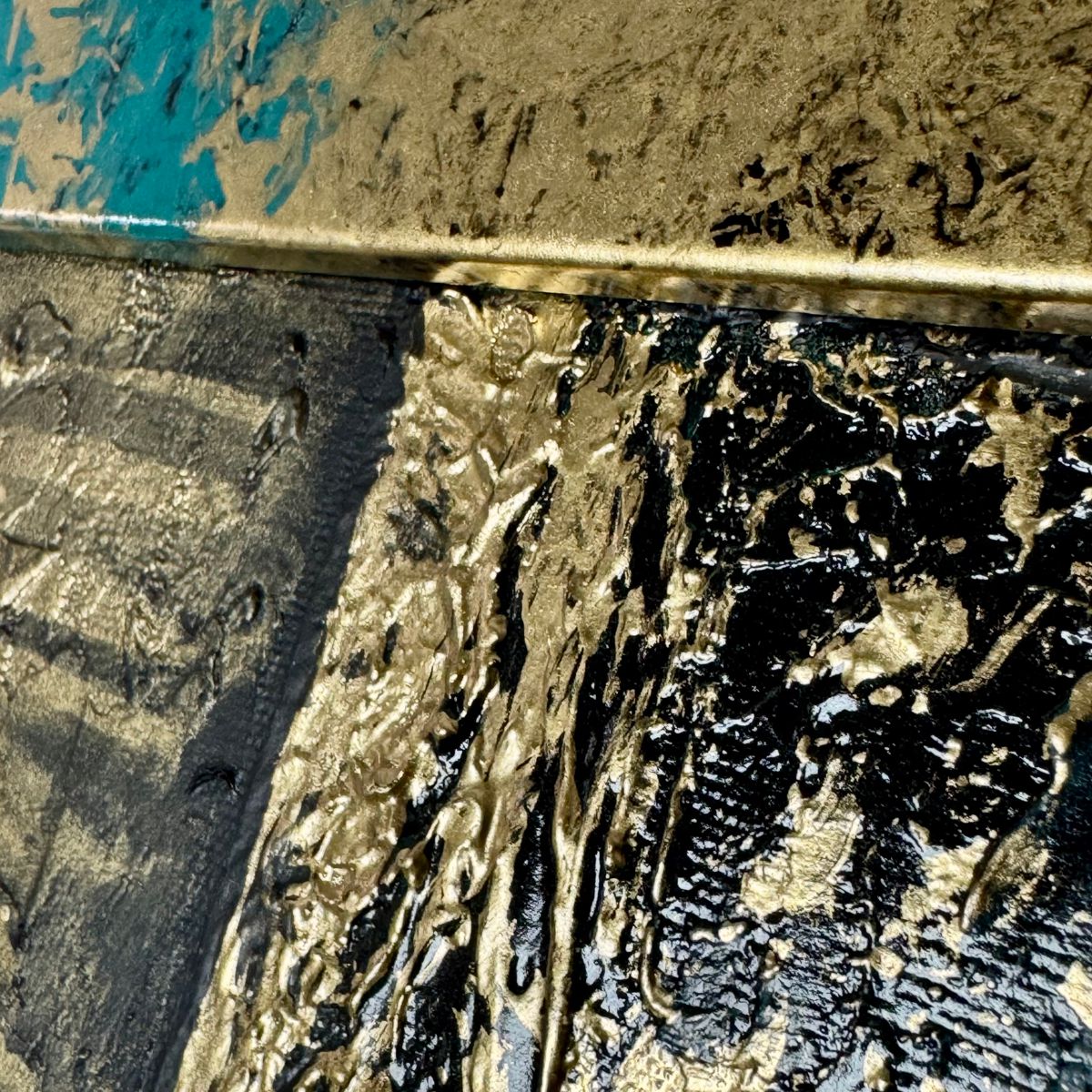 Nowoczesny obraz w ramie 1937Z "Turkusowy horyzont" 100x70cm