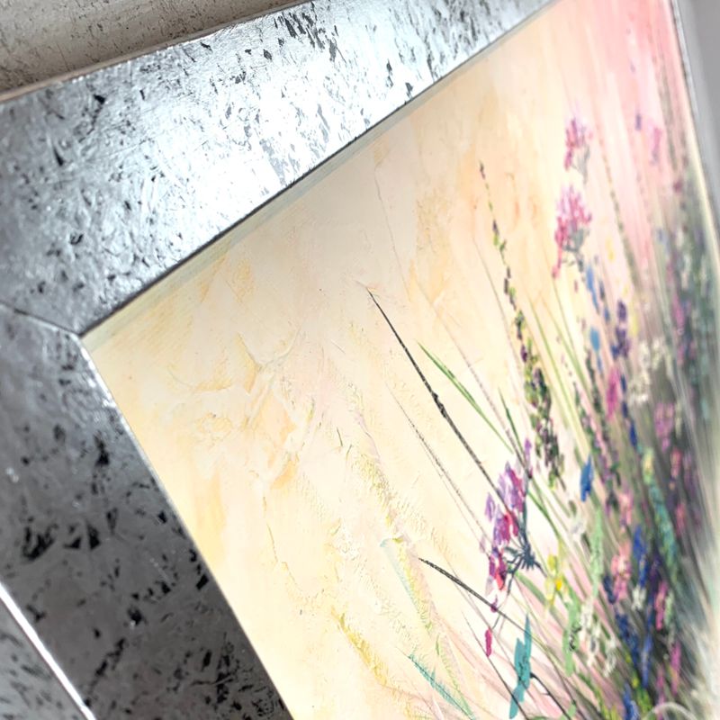 Obraz ręcznie malowany 1884Z "Ziołowa łąka" 120x60cm