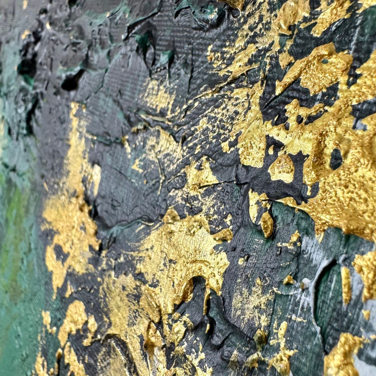 Obraz współczesny abstrakcja 2068Z "Przedwiośnie" 80x90cm