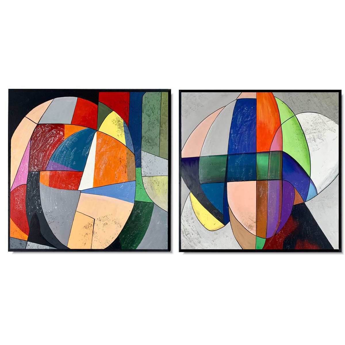 Obraz abstrakcja komplet