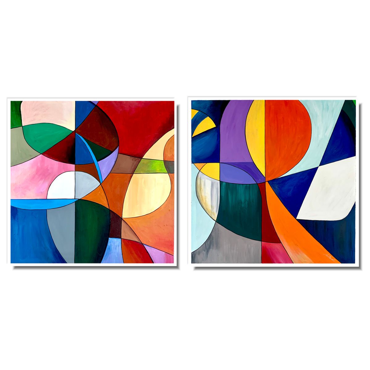 obraz kolorowa abstrakcja