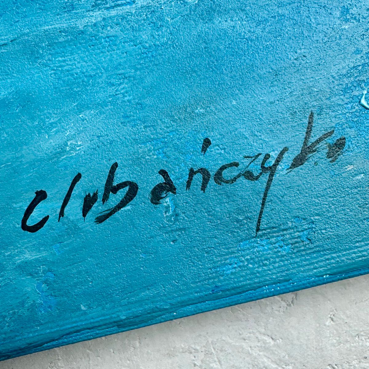 Pejzaż obraz malowany na płótnie 2328Z "Odlot" 100x80cm