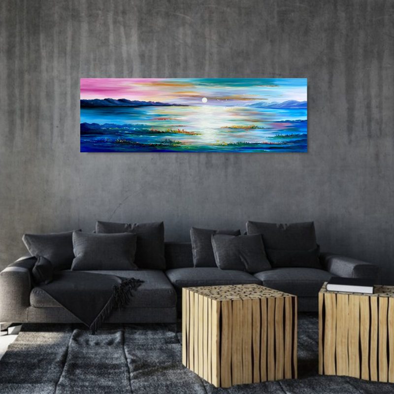 obraz malowany pejzaż