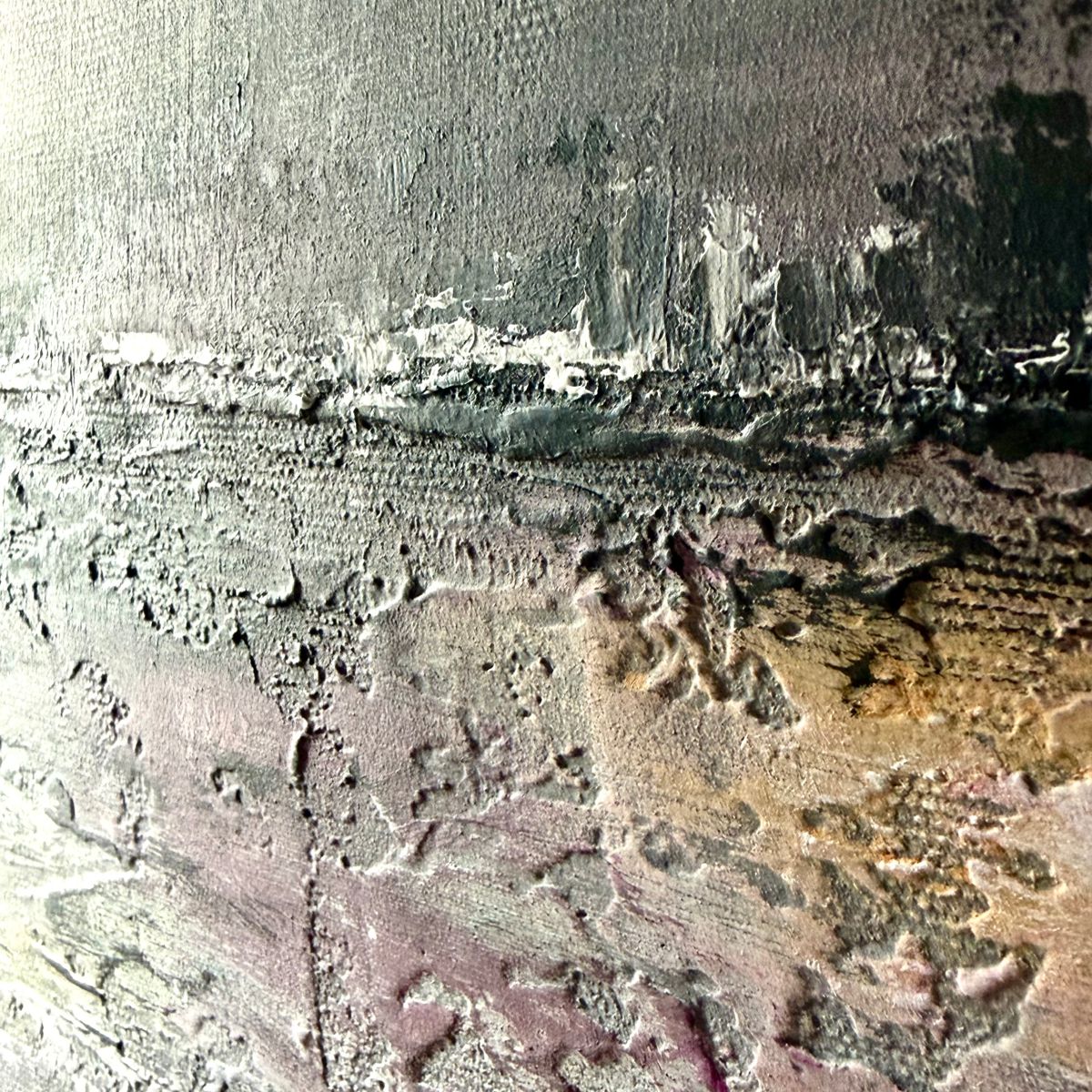 Nowoczesna abstrakcja 2359Z “Mglisty dzień” 80x100cm